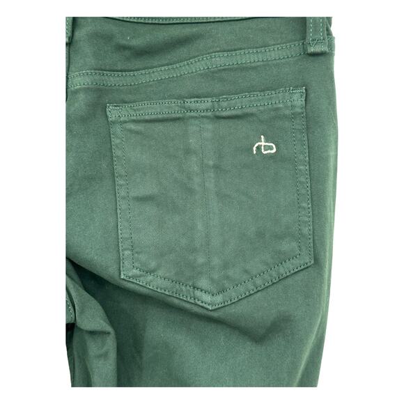 Rag & Bone Jeans Women 25 Legging Jegging Forest Green Ombre Skinny Cotton Modal - Picture 4 of 8